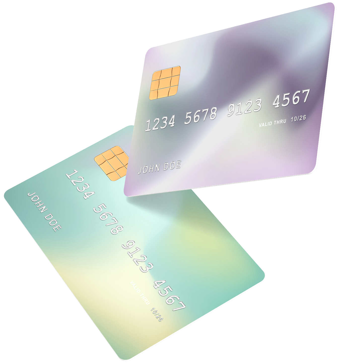 Credit Card Mockup Home